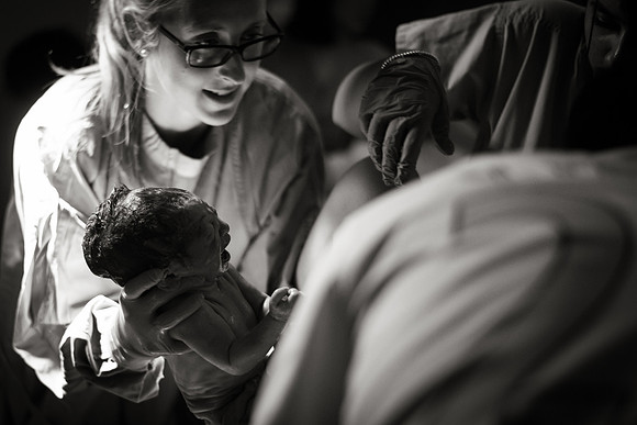 Indpreet Birth Photos BW (81)