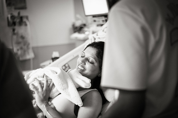 Indpreet Birth Photos BW (92)